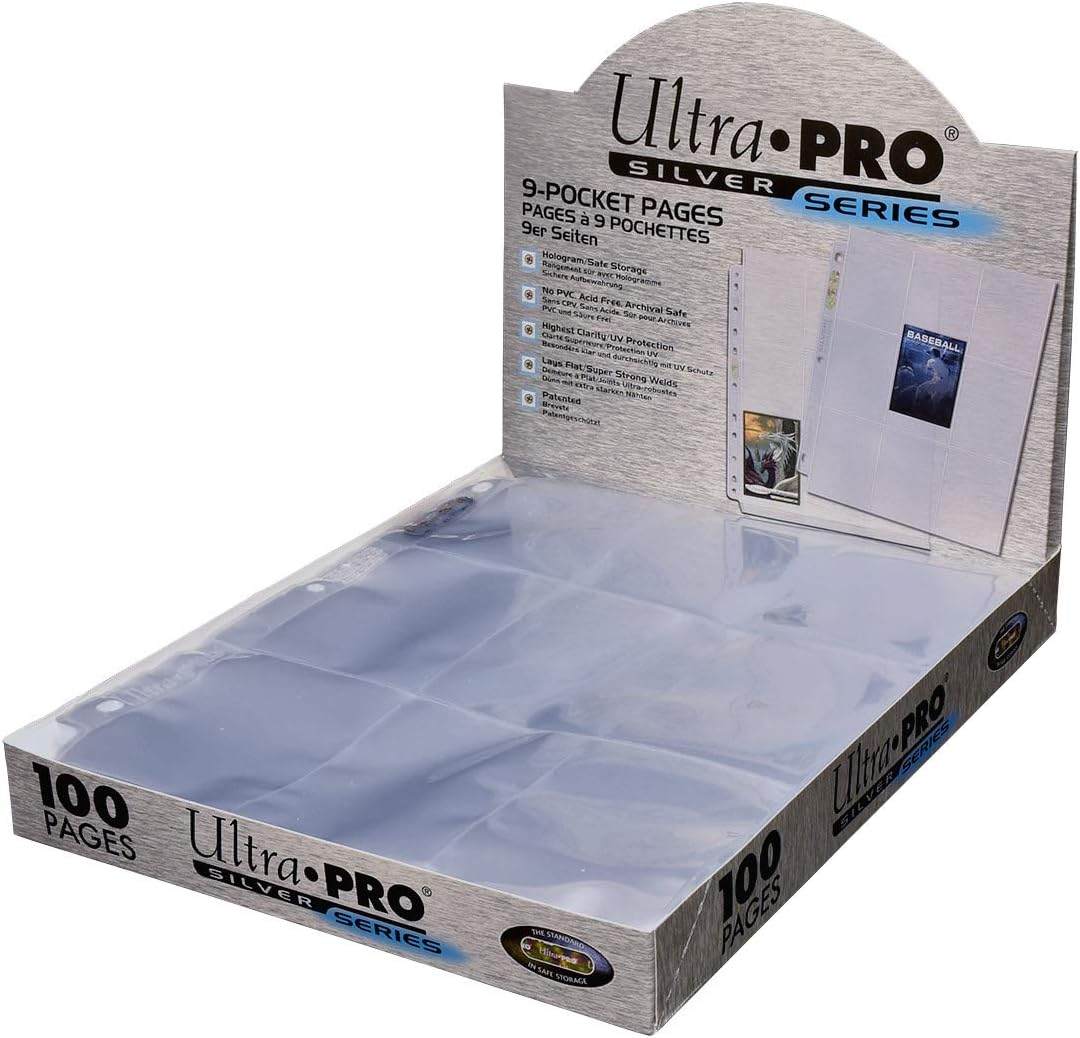 Ultra Pro 9-Pocket Silver Series Pages for Standard Size Cards image number 6