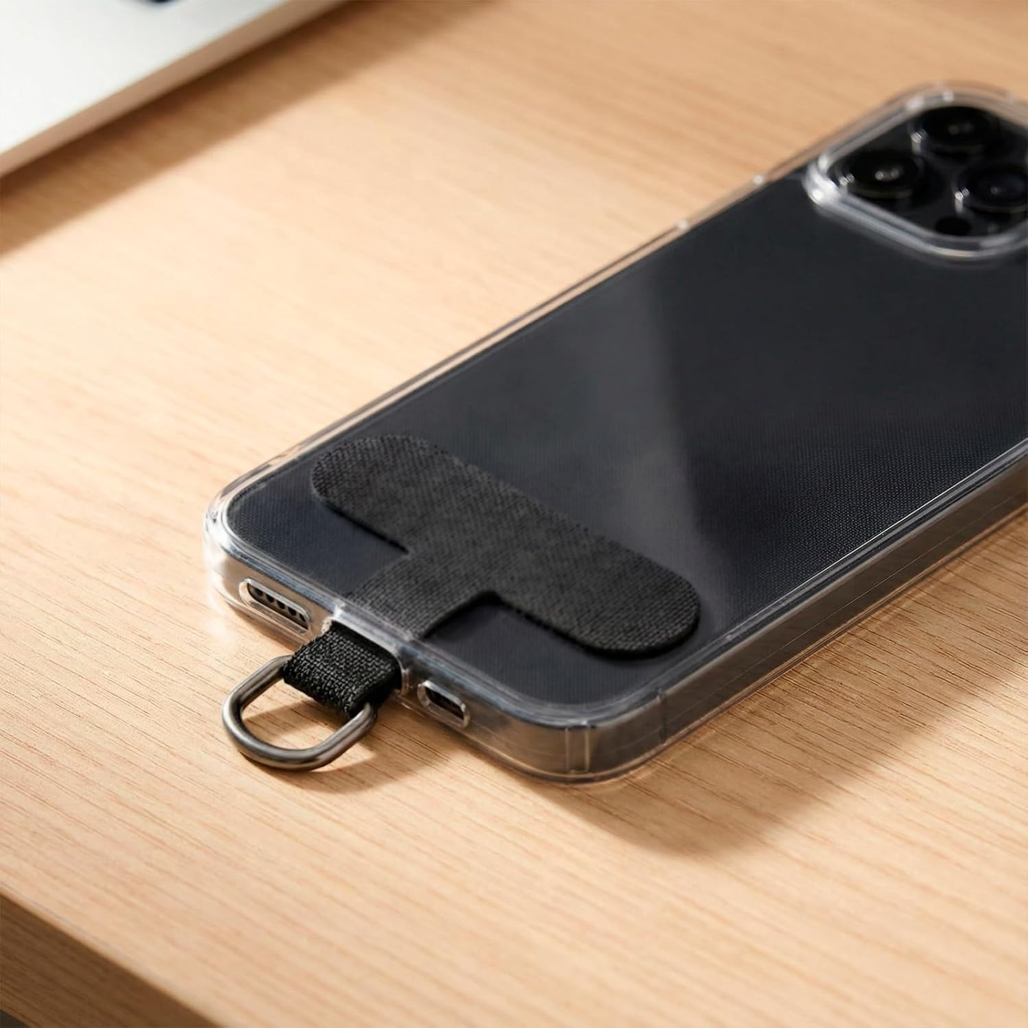 Luzcauwy 8Pcs Phone Tether Tab, Strong & Durable, Non-Pilling Phone Strap Replacement, Cell Phone Lanyard Patch for All Full Phone Cases, Perfect for Long-Term Use, Keeps Phone Secure