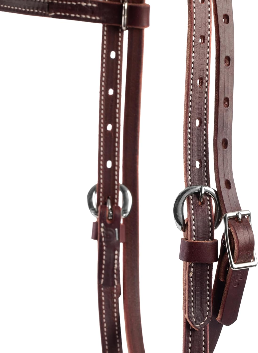 Weaver Leather Latigo Leather Browband Headstall image number 1