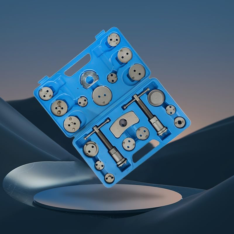 Leona Co 23Pcs Heavy Duty Disc Brake Piston Caliper Compressor Rewind Tool Set and Wind Back Tool Kit, Brake Pad Replacement Reset, Fits Most Autos image number 3