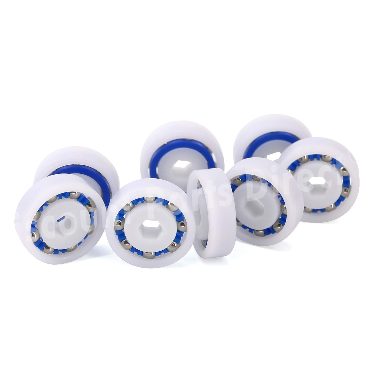 8 Pack Poolsupplytown Wheel Ball Bearing 9-100-1108, for Polaris Pressure Pool Cleaner 360 380 3900 Sport, ATV Pool Cleaners image number 1