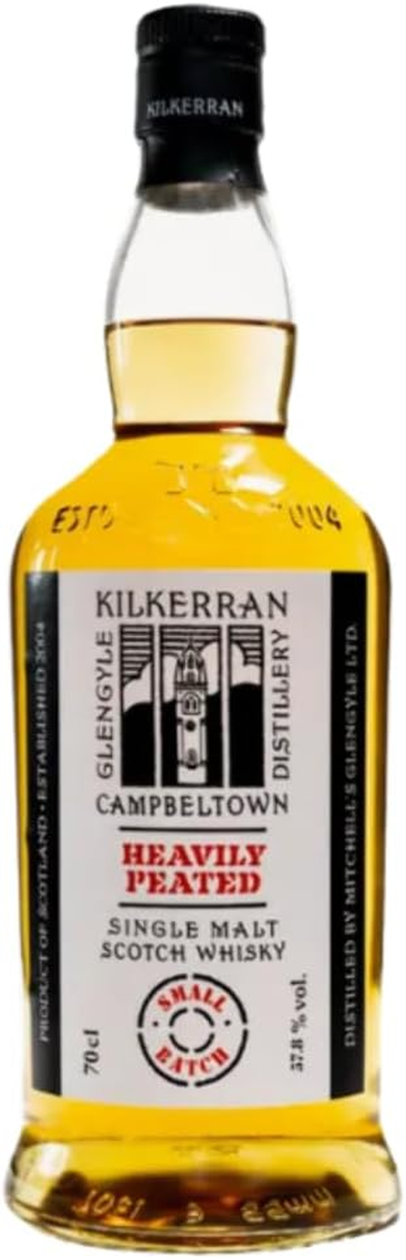Kilkerran Heavily Peated Batch 10 Single Malt Whisky 700Ml image number 1