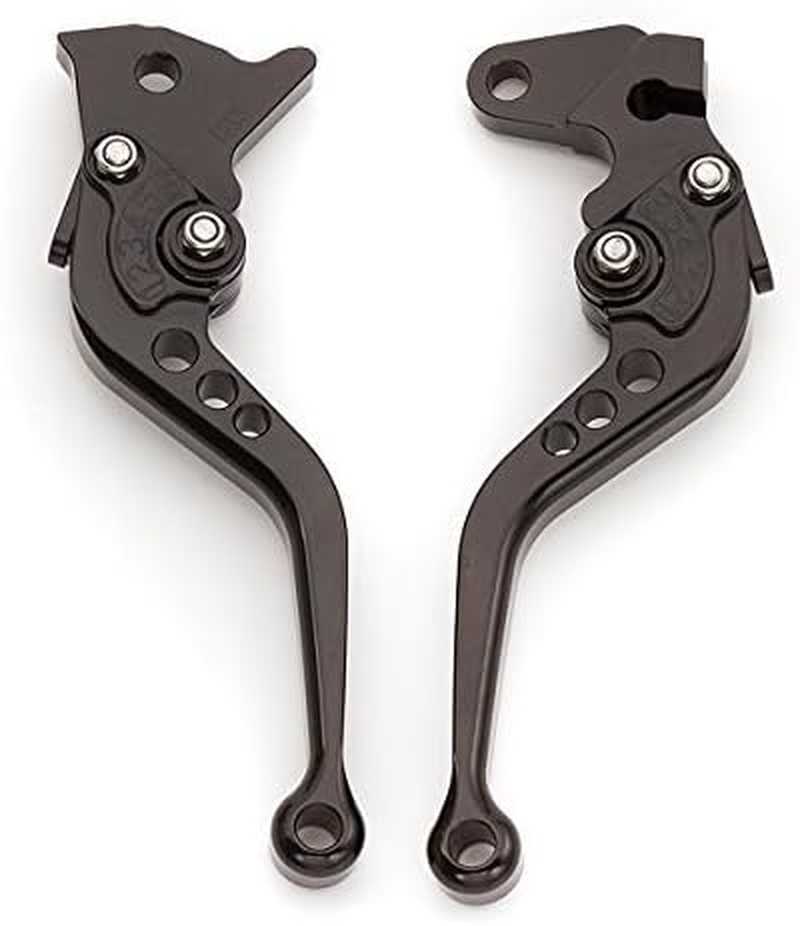 FXCNC Racing CNC Aluminum Short Adjustable Brake Clutch Levers for YAMAHA Warrior Raptor 350 YFM350 2002-2004,Raptor YFM660 01-05,TTR125L/LE/LW 00-16,Banshee 350 02-06,XT660/R/X 04-13 image number 4