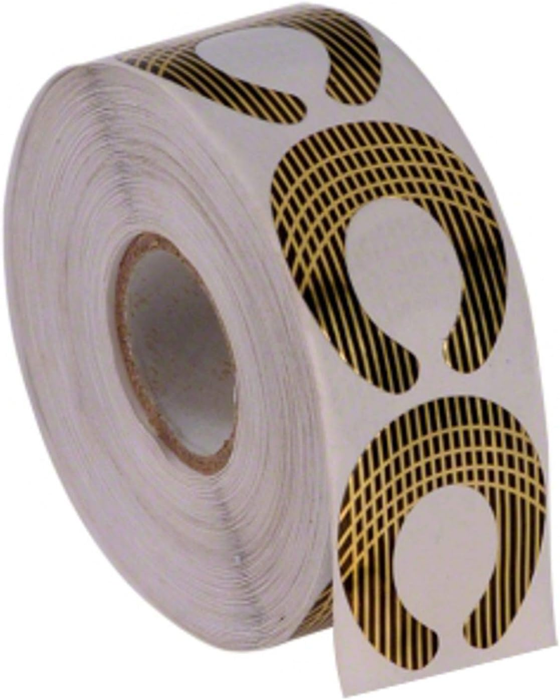 Gs-Nails 500 Modelling Stencils round Self-Adhesive Square Gold Nail Stencils for Gel Extension