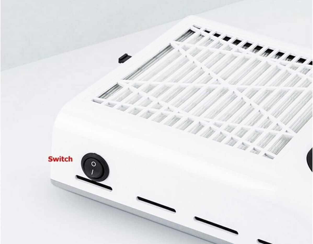 BQ-858-8 Nail Vacuum Cleaner for Table Nails 80W Manicure Pedicure