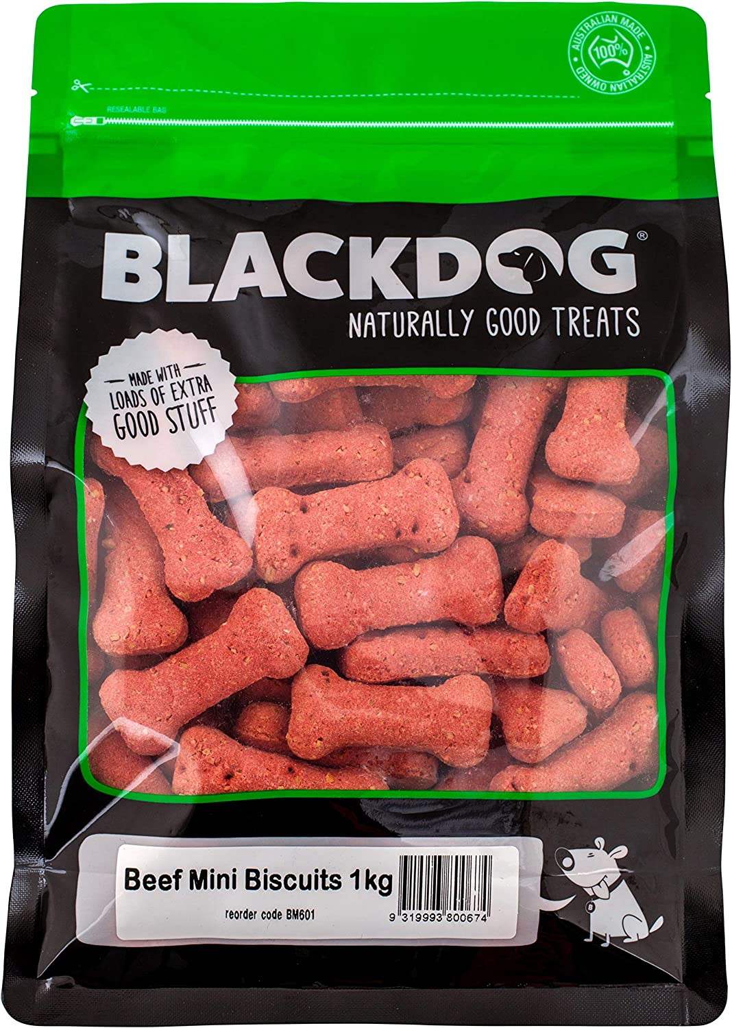 BLACKDOG Mini Biscuits Beef - 1Kg, All image number 1
