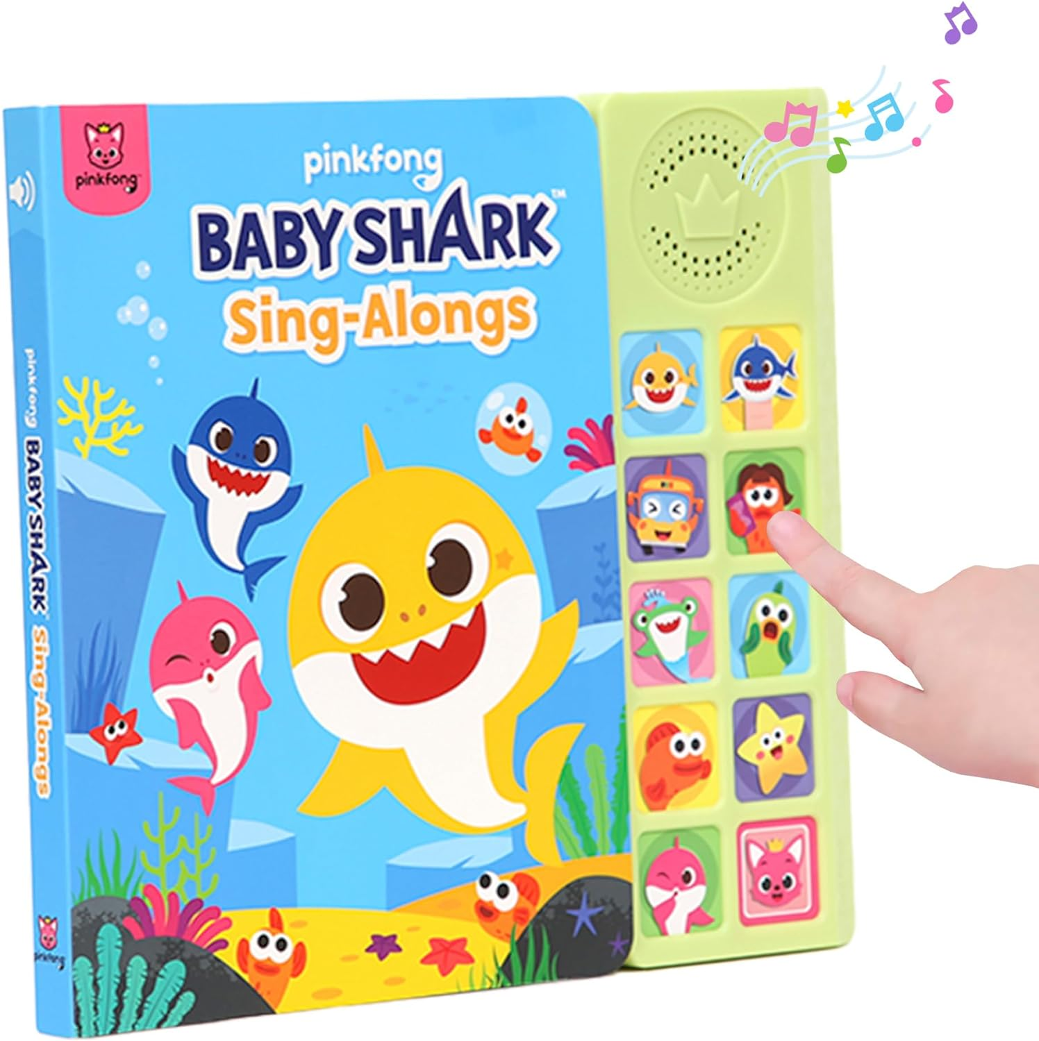 Baby Shark Sing-Alongs 10 Button Sound Book | Baby Shark Toys, Baby Shark Books | Learning & Education Toys | Interactive Baby Books for Toddlers 1-3 | Gifts for Boys & Girls image number 5