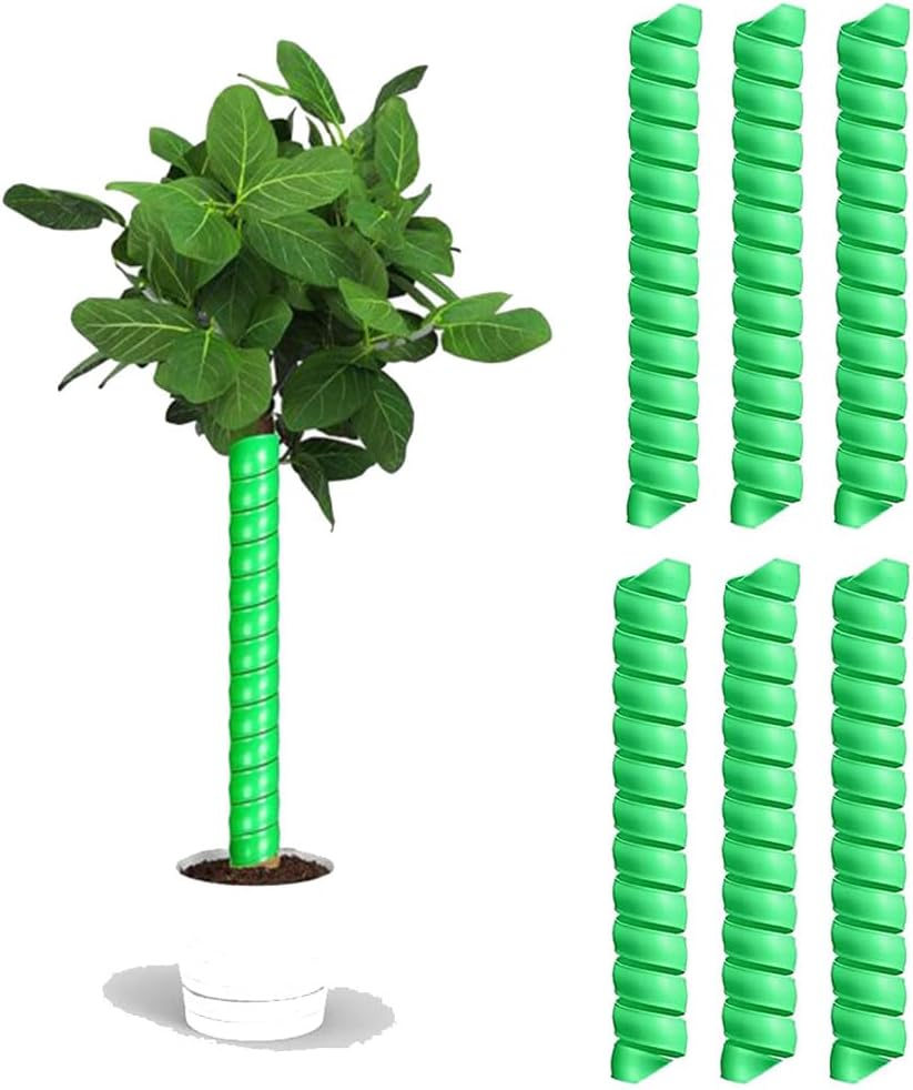 6 Pcs Tree Trunk Protectors &ndash; 2 Sizes Plastic Spiral Tree Guards Wraps, Bark Protector Tubes for Saplings, Shield Trees from Deer, Rabbits, Cats, Rodents, Mowers & Trimmers image number 3