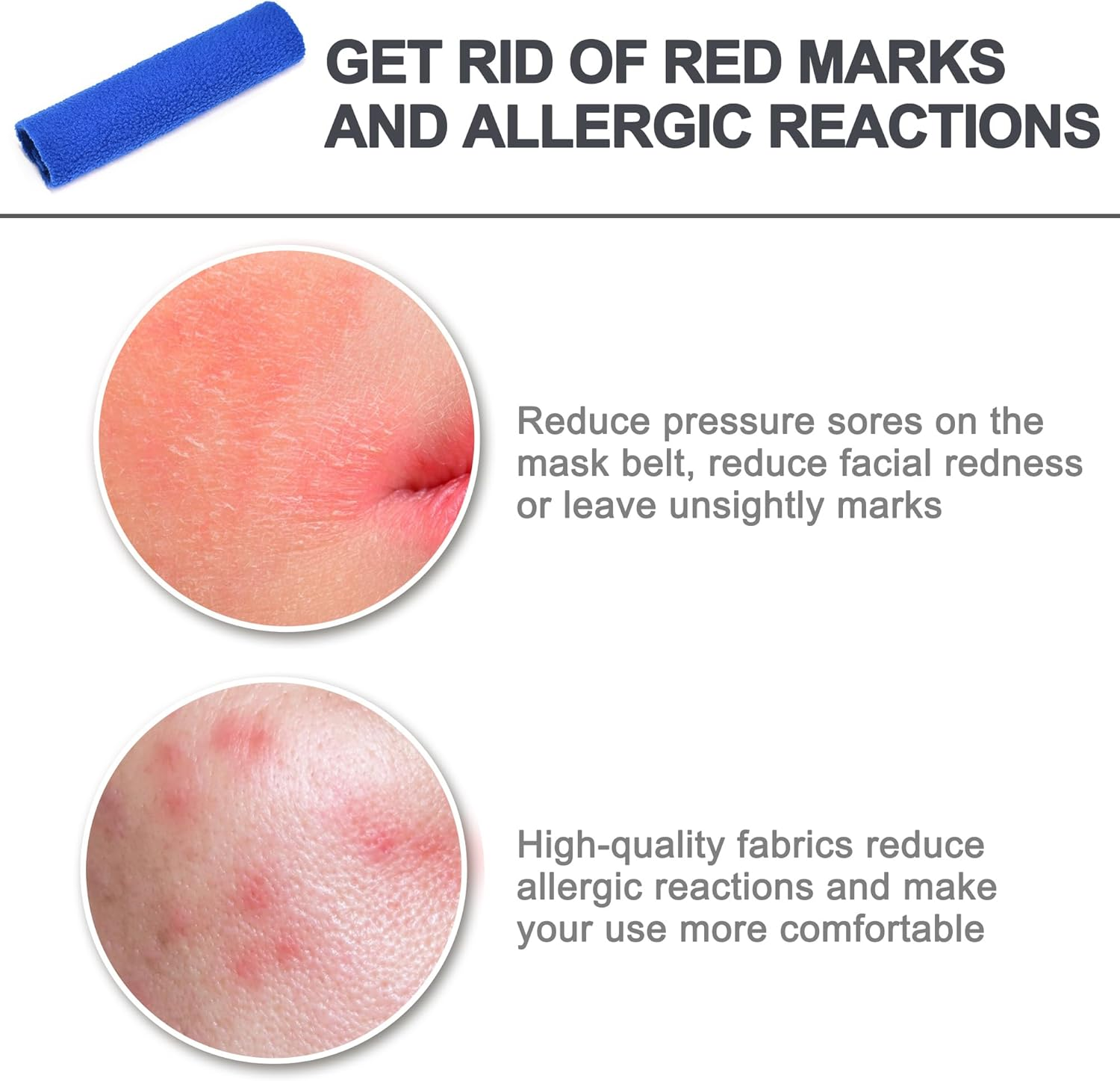 Replacement Set for F20 with Frame, Elbow, Headgear and Clips for F20, Full Set of Frame Elbow Kit Compatible with Airfit F20, Snugly Fit & Improve Wearing Comfort, Great Value Supplies by Airsmart image number 5