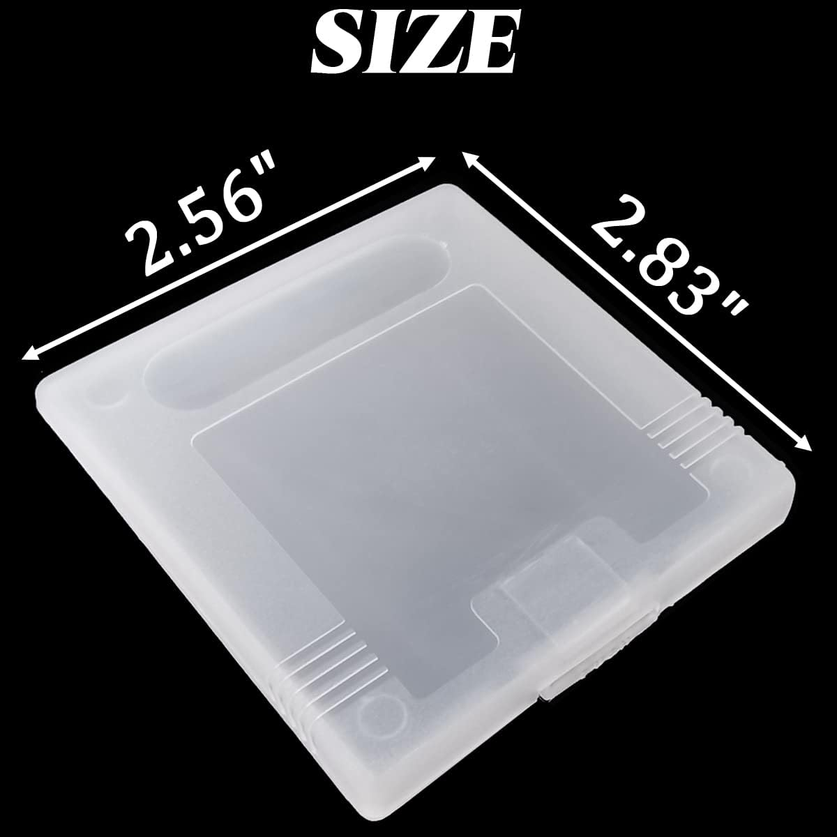 GXXMEI 12PCS Clear Protective Game Cartridge Case Storage Box Suitable for Nintendo Gameboy Color GBC GB GBP
