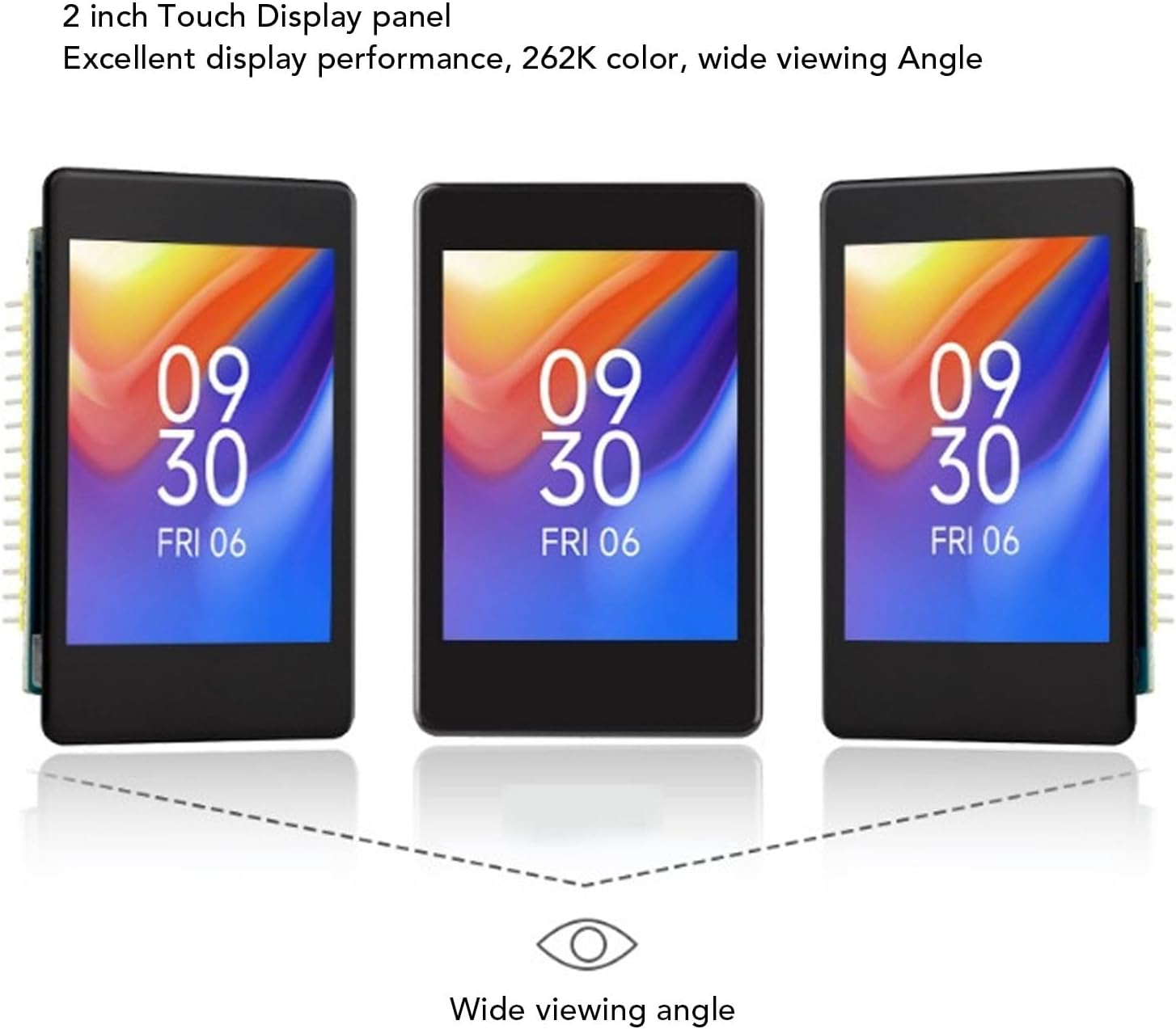 Jectse ESP32 S3 Capacitive Touch Display Development Board 2 Inch, 240X320 Pixels, 262K Color, 32-Bit LX7 Dual Core Processor, with Wifi Bluetooth Camera Interface image number 4