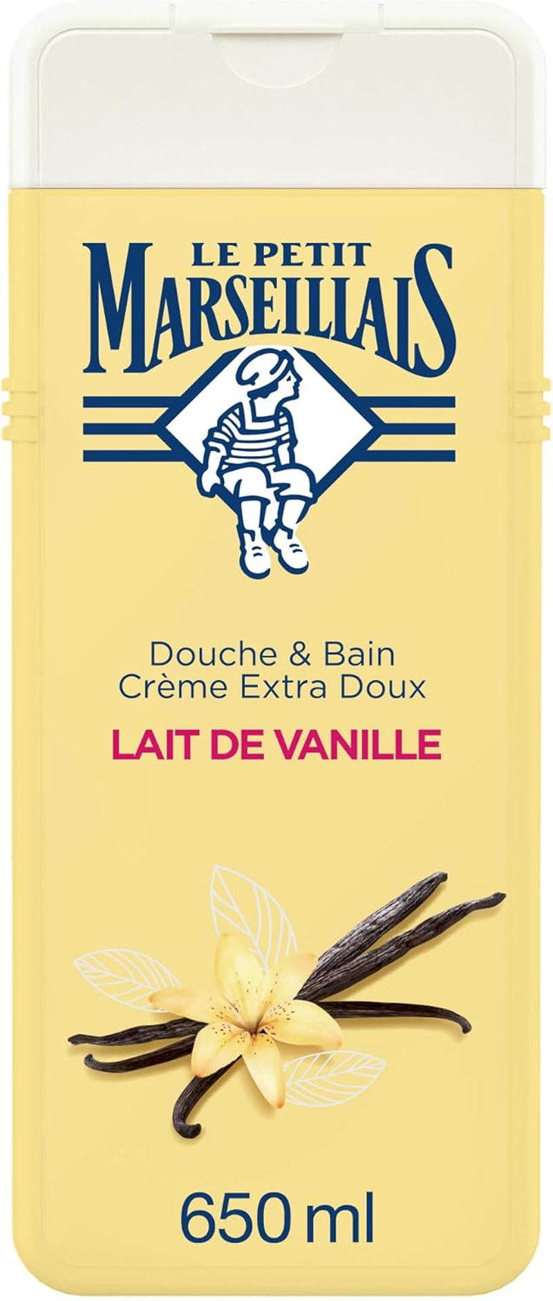 Le Petit Marseillais Shower and Bath Cream Extra-Gentle Vanilla Milk 650Ml image number 1
