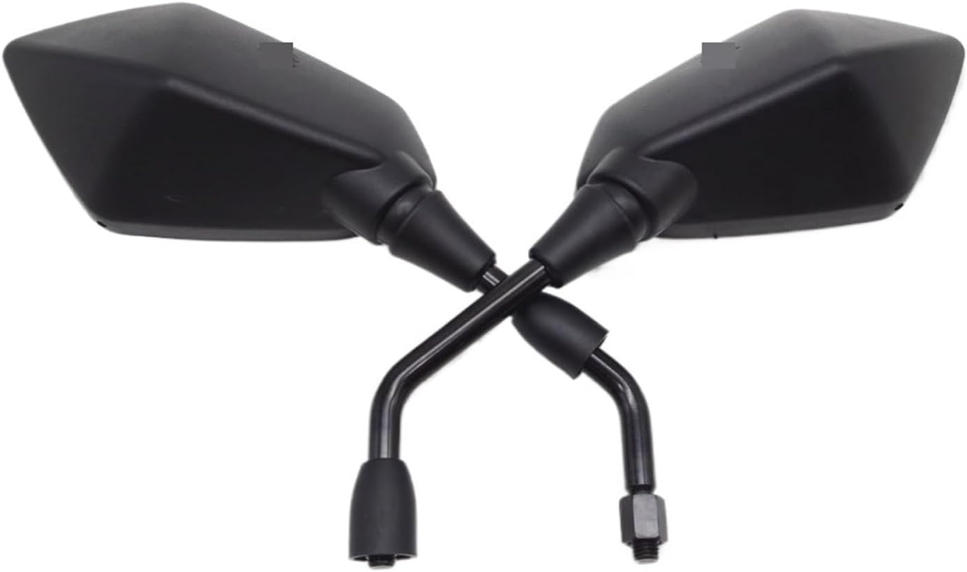 Jiningqiuguodianzi Universal Motorcycle Side Mirror Rear View Mirrors Black Retrovisor Moto Compatible with Triumph Tiger 800 Vn900 Bajaj Suzuki Vstrom Dl650 (Color : Black) image number 5