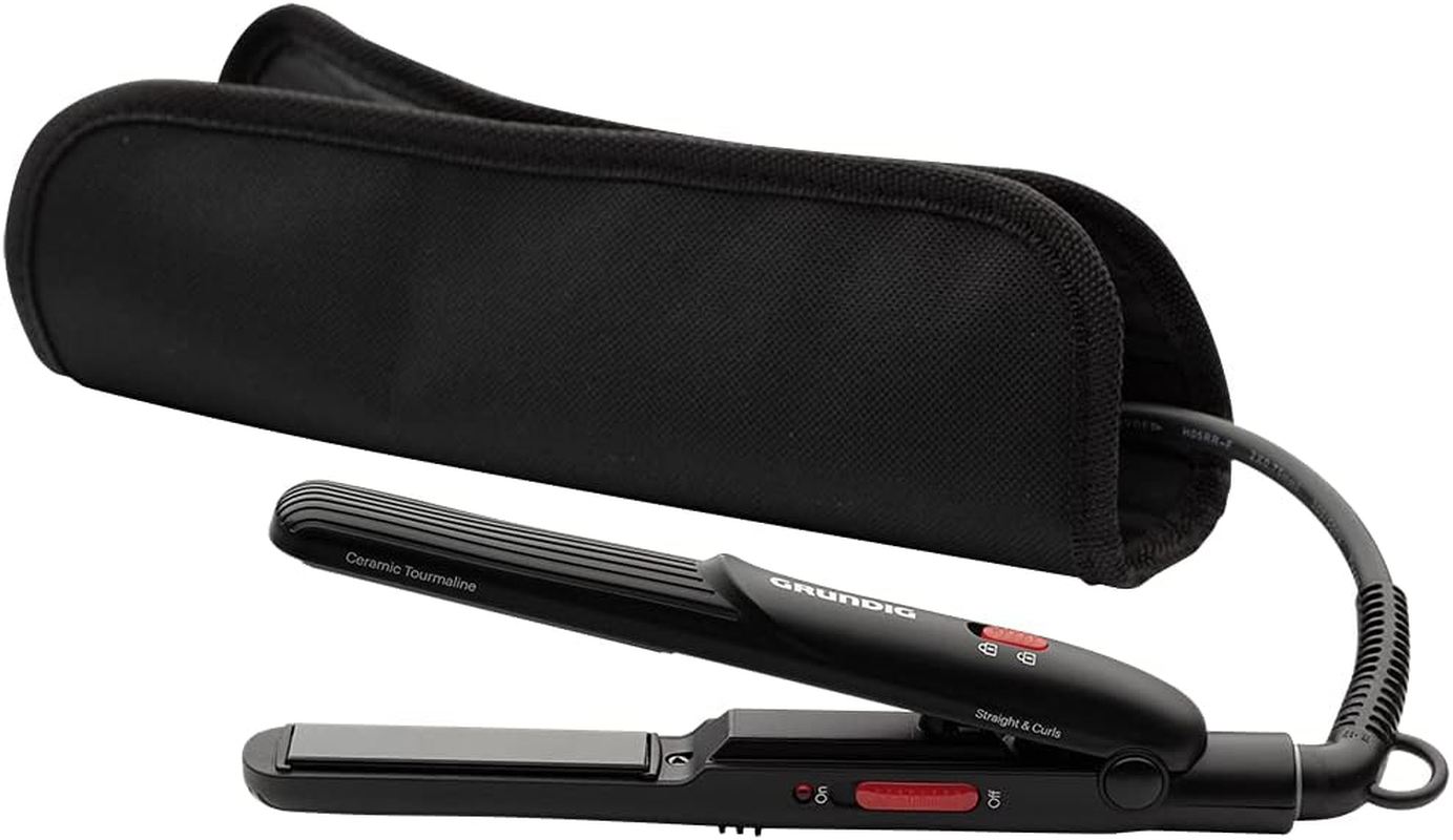 GRUNDIG HS2030 Mini Travel Hair Straightener Tourmaline Black image number 5