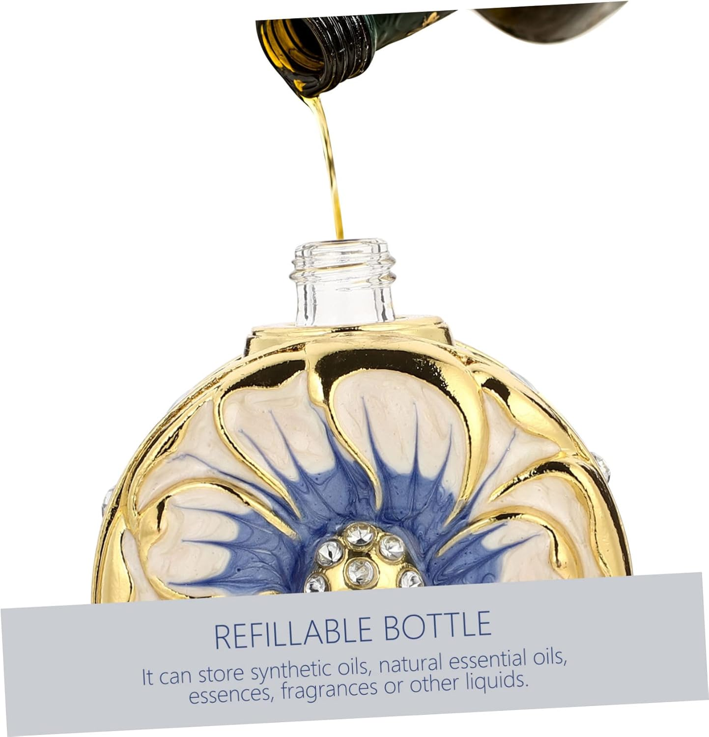 Glass Essential Oil Bottle Cosmetics Perfume Bottle Creative Shape Design image number 5