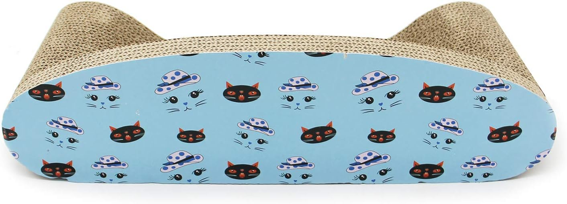 BPS BPS-10057 Cardboard Scratching Post Scraper Cat Scraper Cardboard Included Catnip Grass 2 Models Choose 50 X 22.5 X 13.5 Cm (Sofa Shape) image number 4