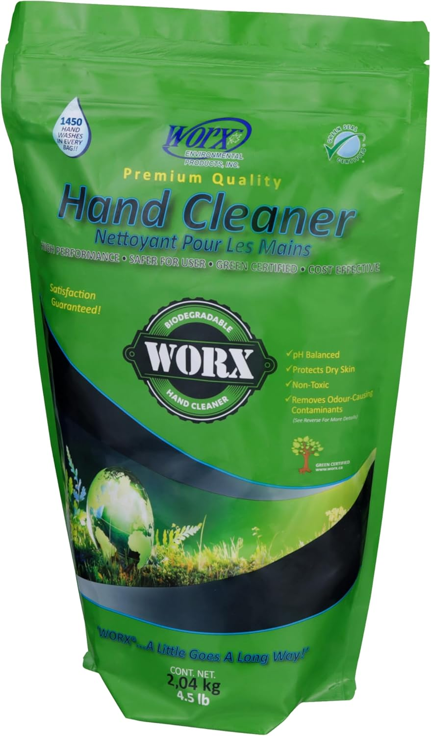 WORX Biodegradable Hand Cleaner 4.5 Lb Stand-Up Pouch (2040 G.) (4.5 Pound) image number 1