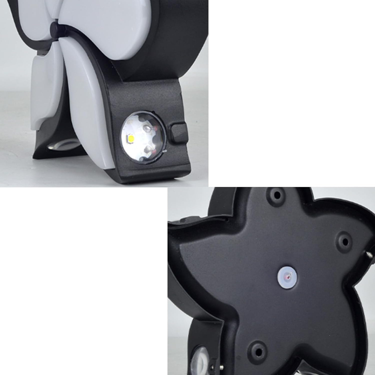 LED Children'S Room Wall Lights 24W 6500LM Mordern Aluminum Wall Sconce Creative Petals Design Acrylic Wall Lamp 5 Lights Flower Shape for Living Room Dining Room &Oslash; 18CM (Warm Light 3000K,White) XXZ image number 5