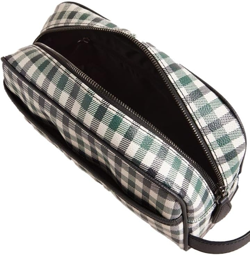 Ted Baker Mens Nayrrn Printed House Check Wash Toiletry Bag in Dark Blue, Dark Blue, One Size, Classic image number 1