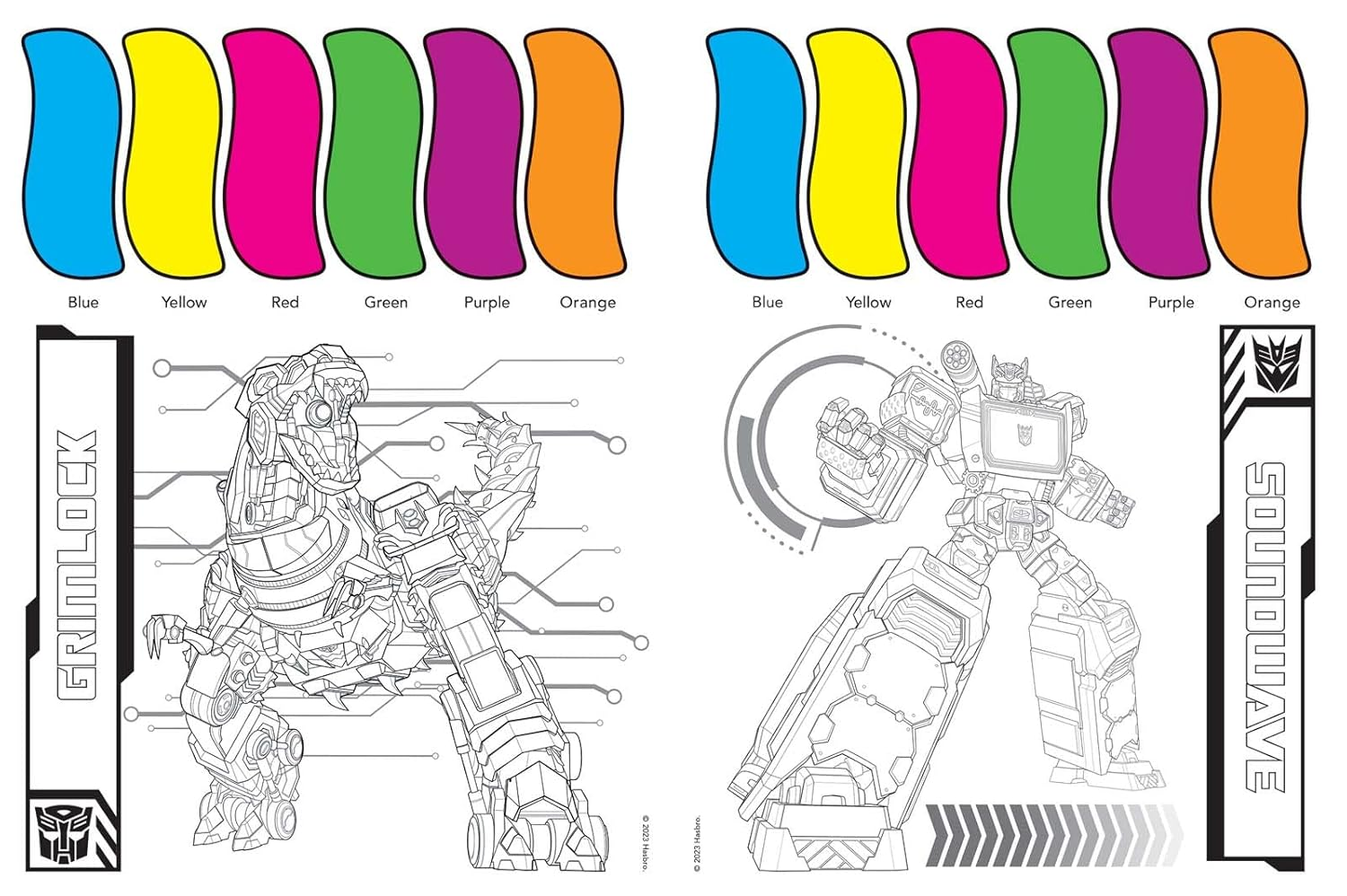 Transformers: Paint with Water (Hasbro) image number 1
