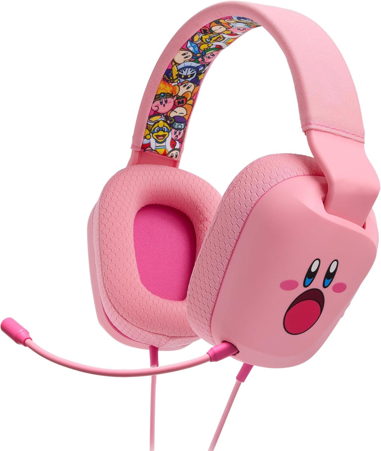 Powera Wired Stereo Headset for Nintendo Switch - Kirby Mouthful
