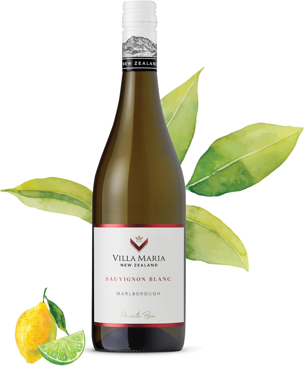 A Little Luxury Villa Maria Sauvignon Blanc Gift - with Morish Caramel-Coated Peanuts, Our Signature Gift Box & Green Satin Ribbon image number 6
