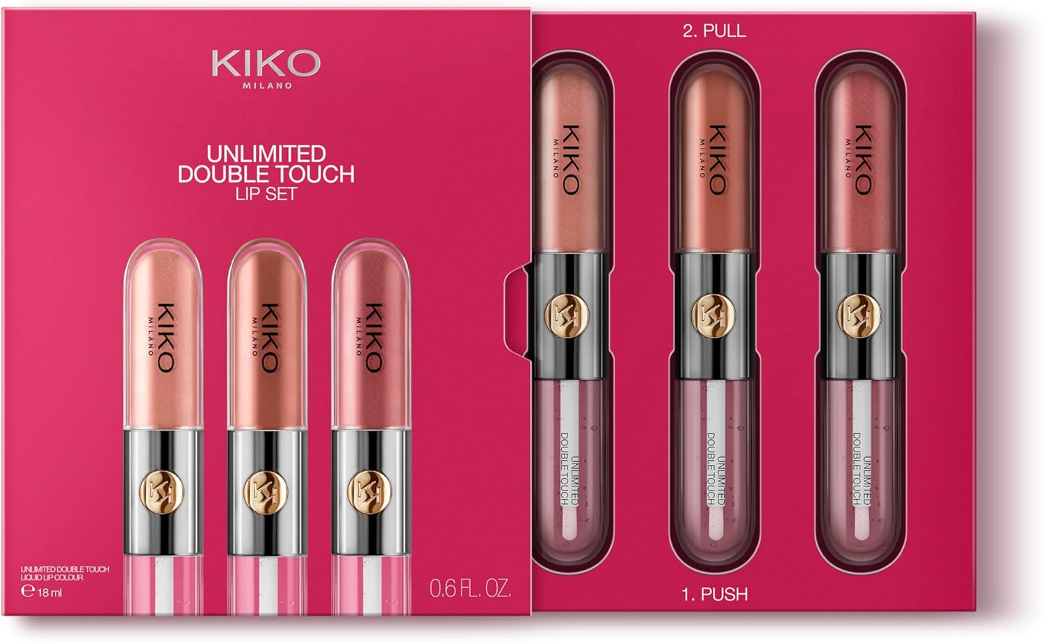 KIKO Milano Unlimited Double Touch Gift Set 01 | 3 Liquid Lipsticks image number 4