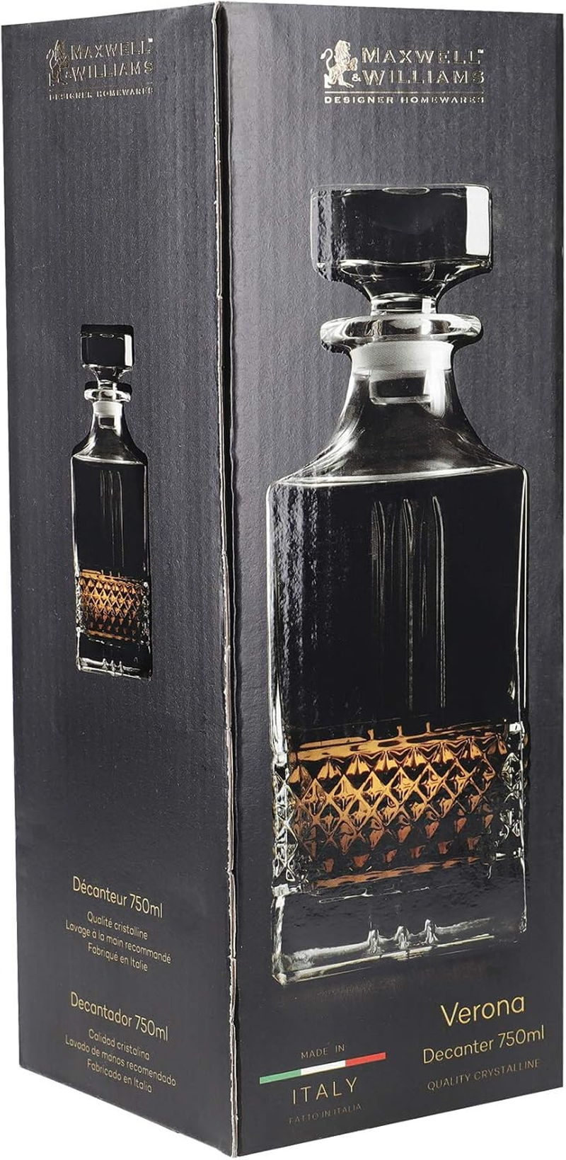 Maxwell & Williams Verona Decanter 750ML Gift Boxed image number 3