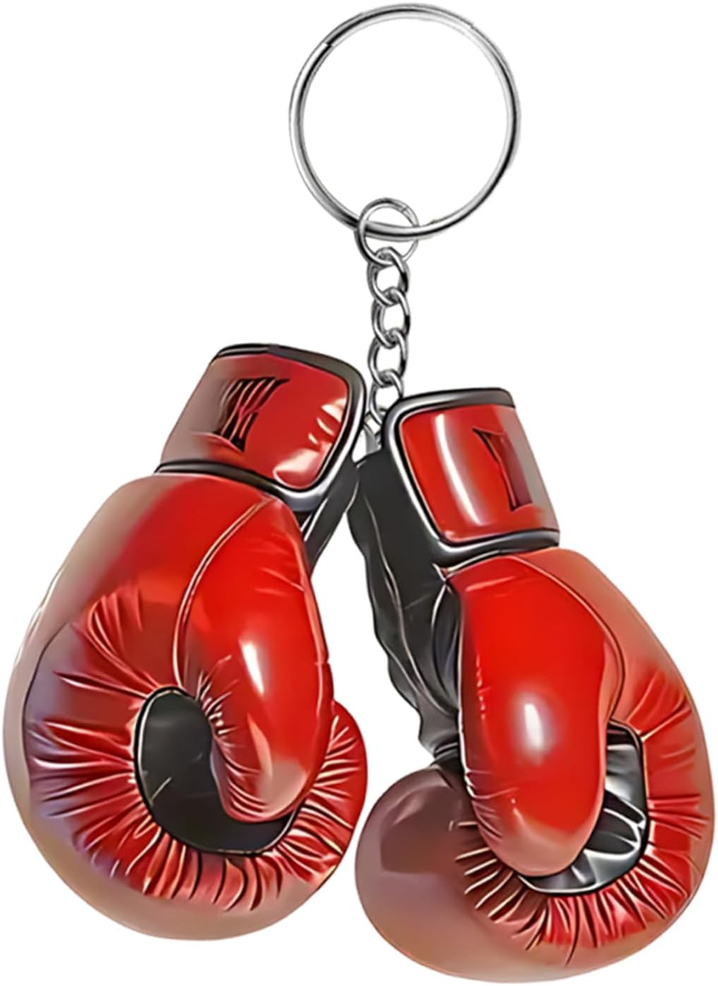 Boxing Gloves Charm Keyring - Bag Charm Ornament Boxing Gloves Shaped,Exquisite Creative Accessories for Adults Teen Kids Friends Car Ornament Decoration image number 4