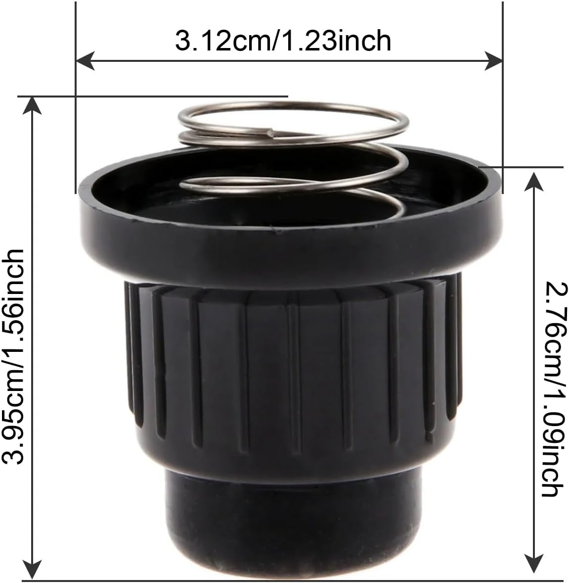 Recdec 3 Pack AA Battery Push Button Igniter Caps Replacement Ignitor Switch Cap Knob with Spring for Blackstone Char-Broil Propane BBQ Table Gas Grill Fire Pit Spark Generator image number 3