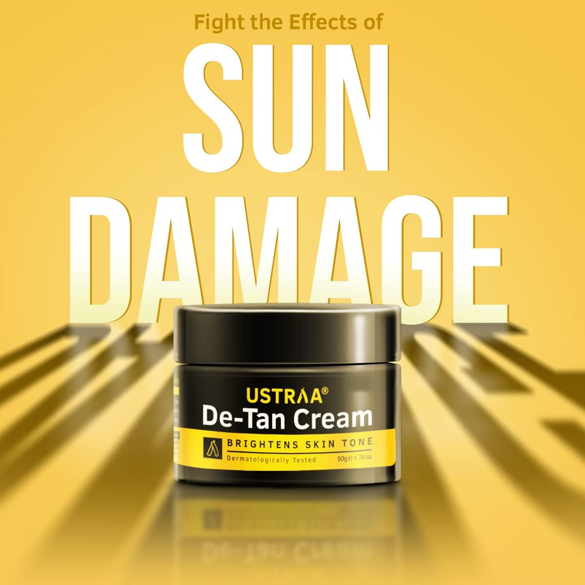 USTRAA De-Tan Cream for Men - 1.76 Oz - for Men - Tan Removal and Even Skin Tone, without BLEACH, No Sulphate, No Paraben, Prevents Dark Spots, with Japanese Yuzu and Liquorice image number 2