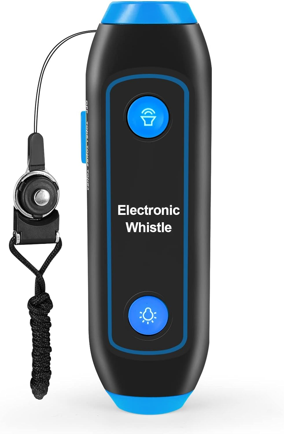 Electronic Whistle Handheld Electric Whistle with Lanyard SOS Light Flashlight for Coaches Referees P.E. Teacher