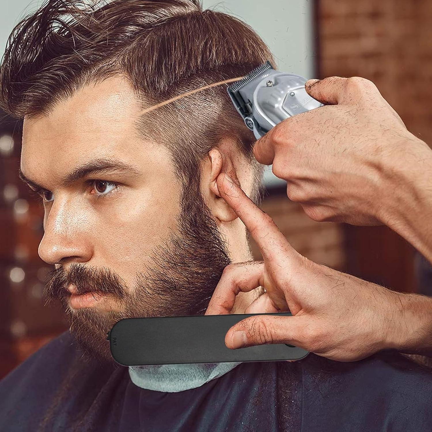 Xasbseulk Pocket Folding Comb | Men Travel Foldable Beard Comb - Fine & Wide Tooth Styling Hairbrush for Commuting Gym Boyfriend Outdoor Holiday Dad Travel Business Trip Daily image number 5