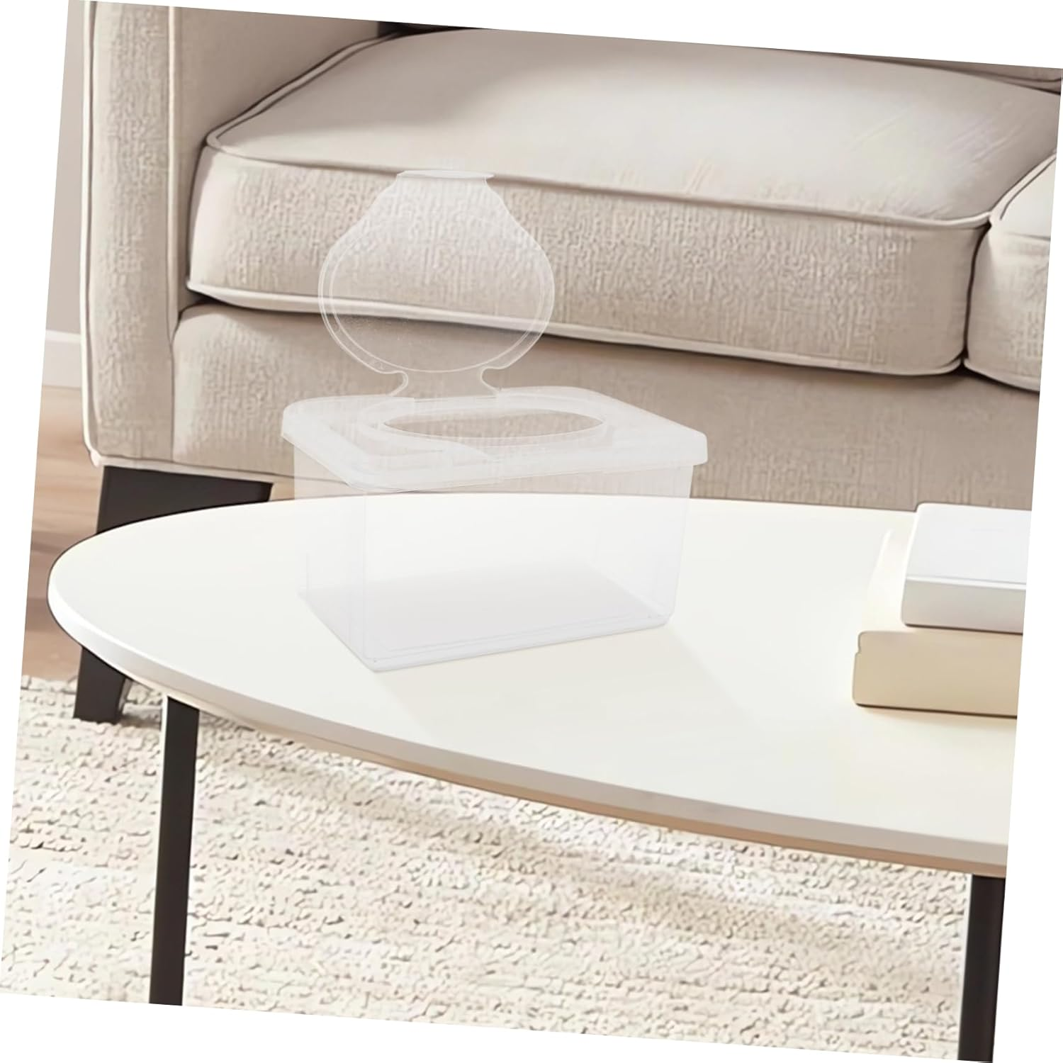 2Pcs Wet Wipes Storage Box Portable Tissue Dispenser Car Home Wipes Box