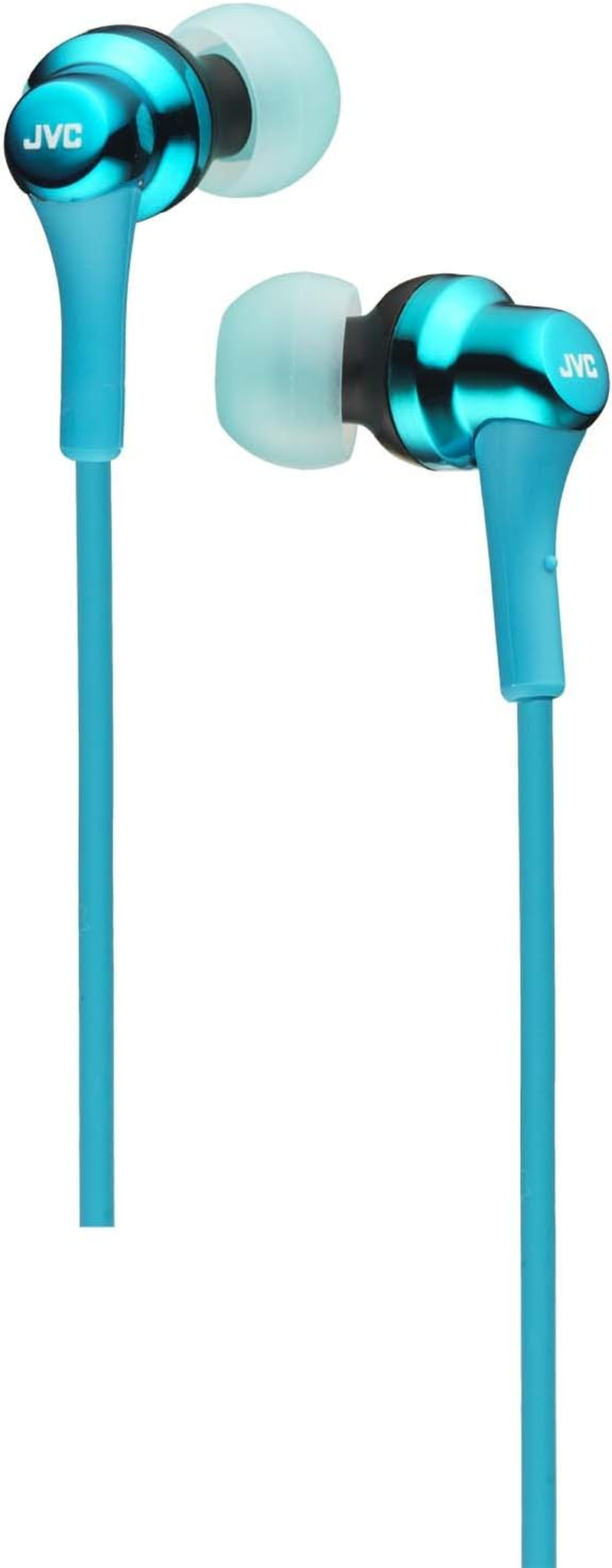 JVCKENWOOD JVC HA-FX26-Z Wired In-Ear Earphones, Light Blue