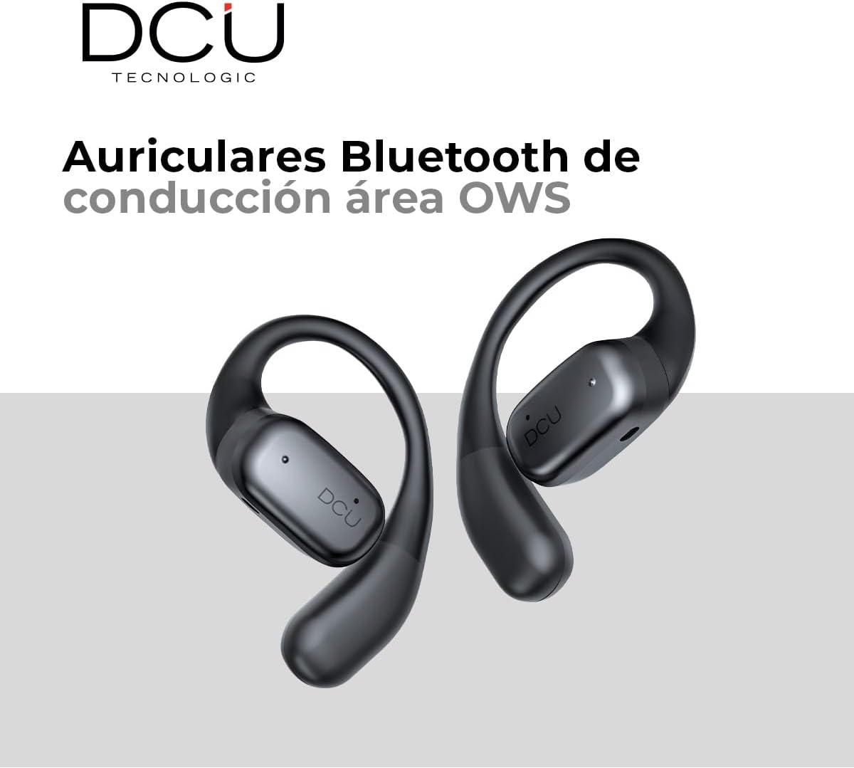 DCU TECNOLOGIC Wireless OWS Headphones with Air Line Technology - Sweat Resistant - Double Point Connectivity image number 4