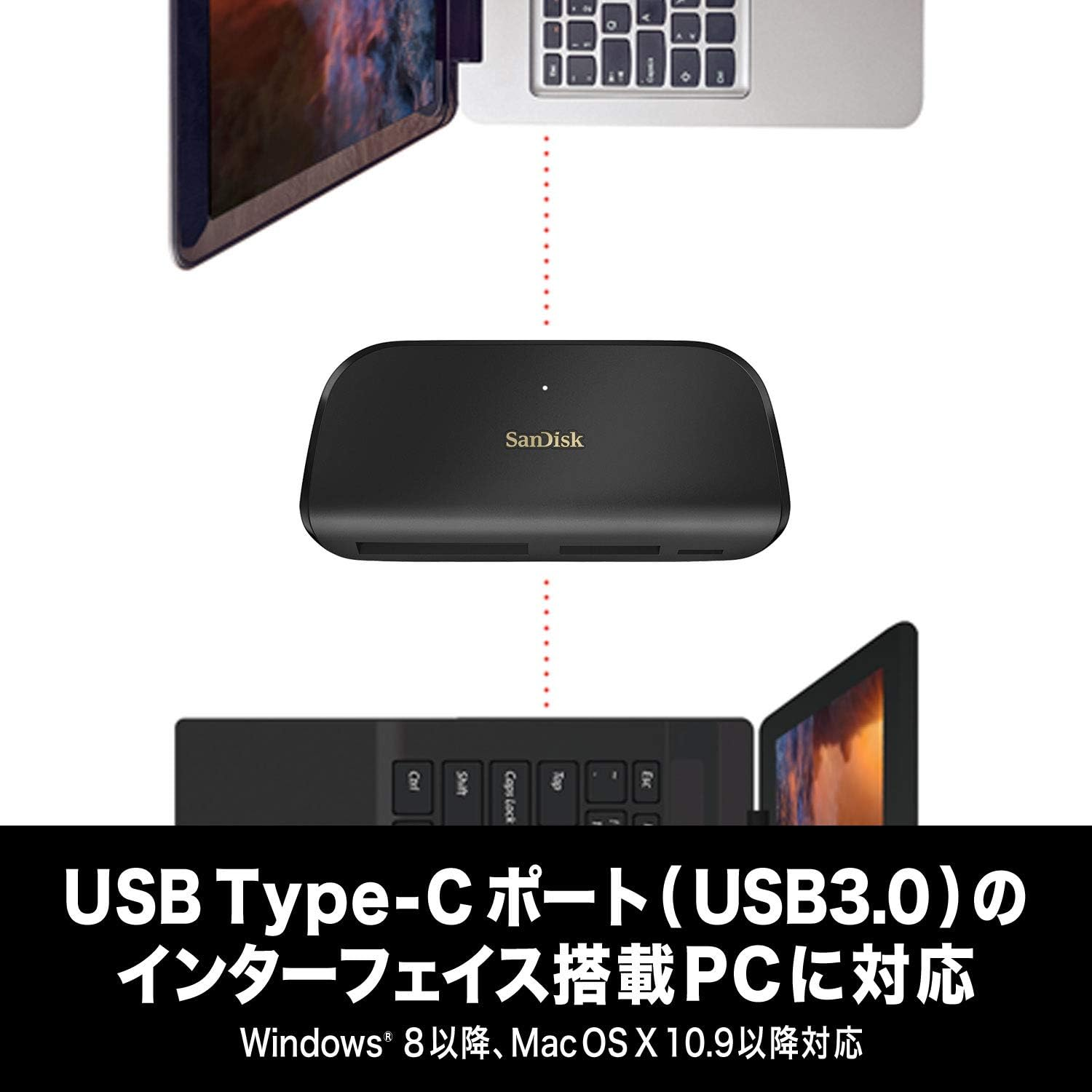 Sandisk Imagemate Pro USB-C Multi-Card Reader/Writer SDDR-A631-JNGNN image number 5