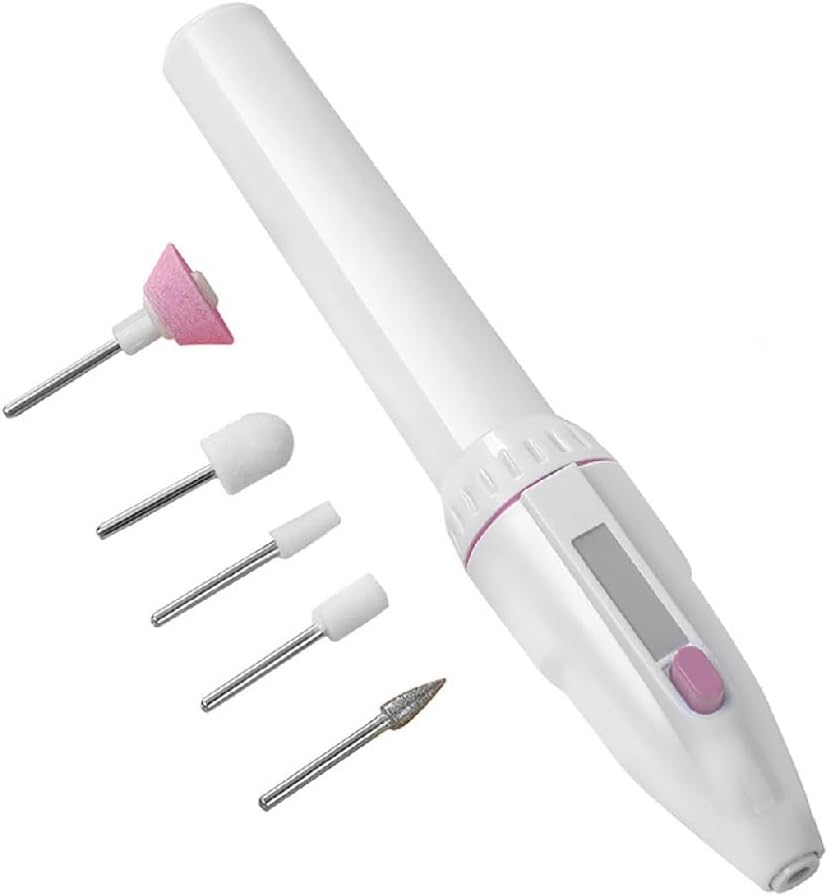 Electric Nail File Set, 5 in 1 Electric Manicure Pedicure Sanding Polishing Set, Nail Drill Set for Personal Fingers Toes, Nail Care image number 3