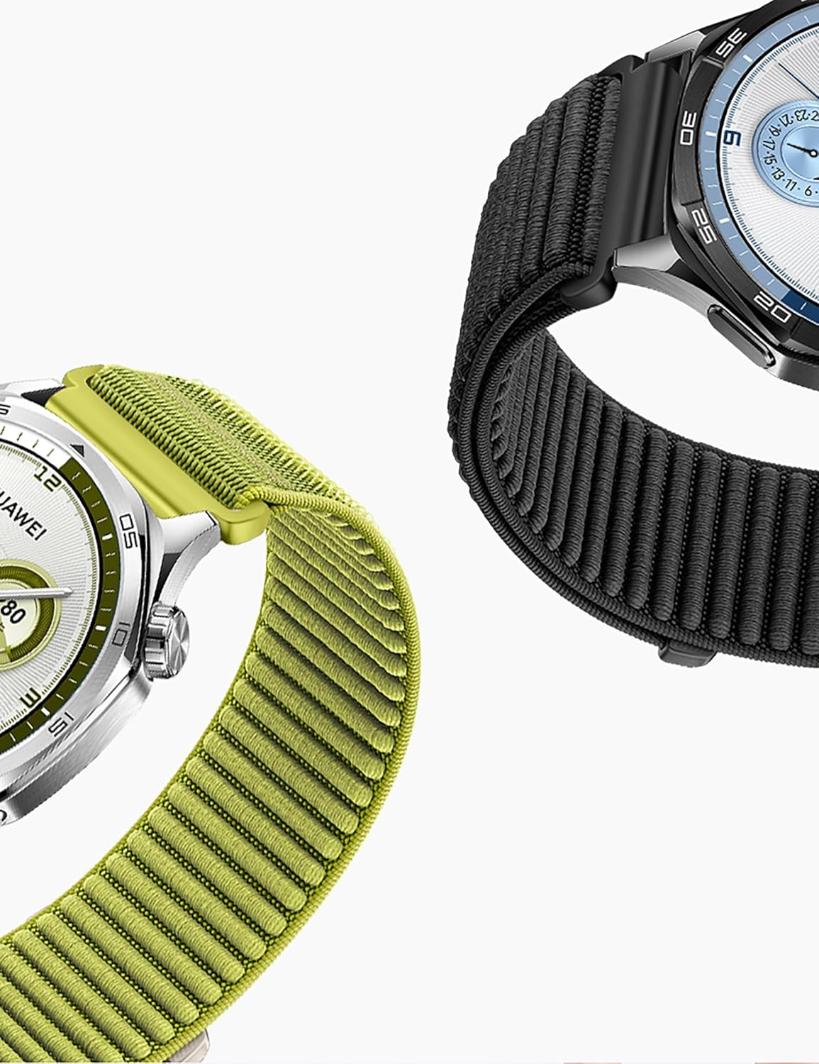 GIOPUEY Strap Compatible with Coros Pace 3, Nylon Replacement Outdoor Sport Loop Watch Strap, Braided Bracelet Strap Band image number 5