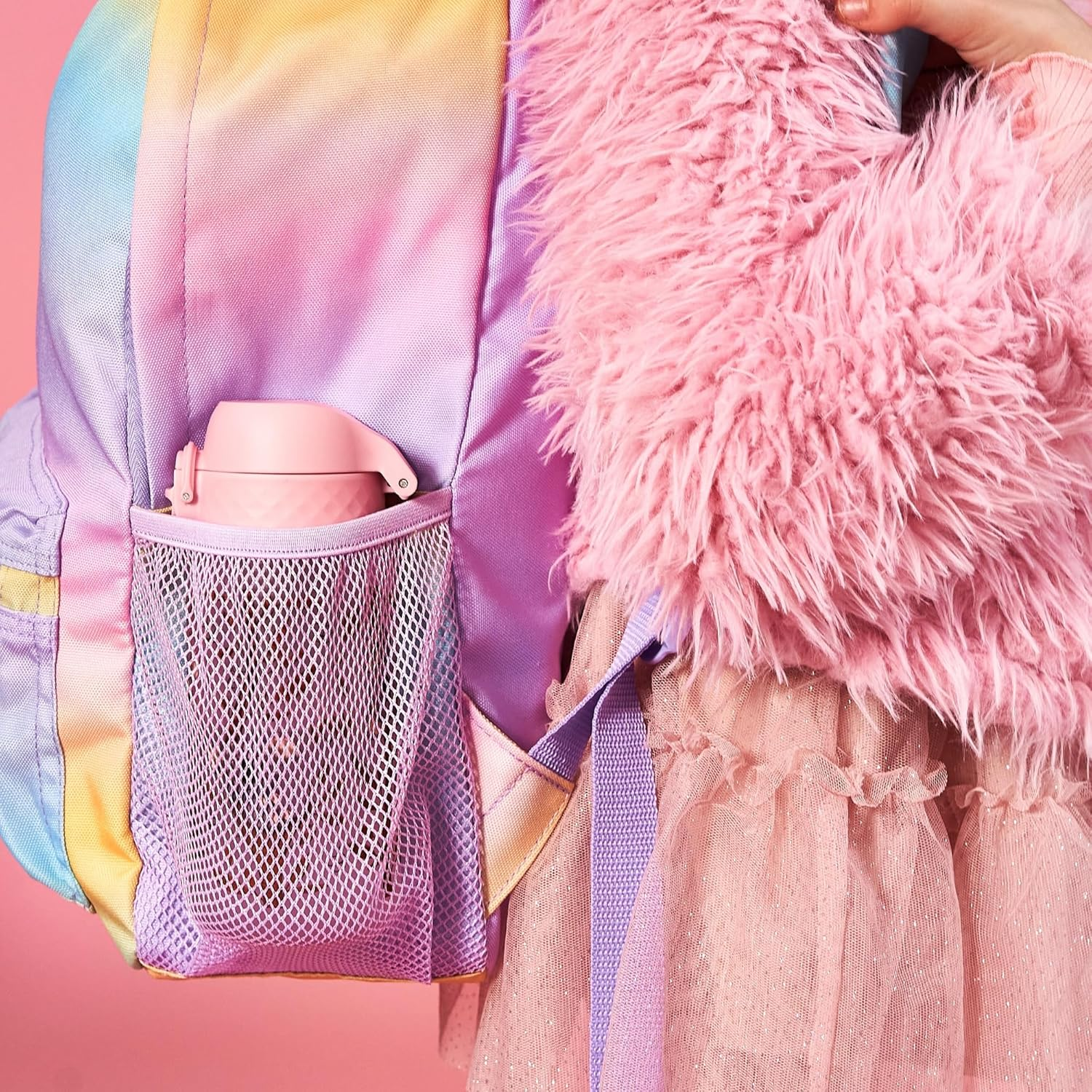 Ion8 Children'S Water Bottle, 350 Ml, Leak-Proof, One-Handed Opening, Secure Locking, Dishwasher Safe, Bpa-Free, Carry Handle, Flip Lid, Easy to Clean, Climate Neutral, Koalas Design image number 4