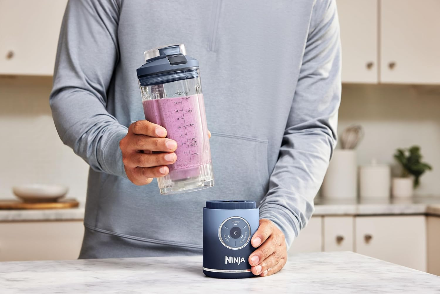 Ninja Blast Max Cordless Portable Blender, Deep Navy image number 1