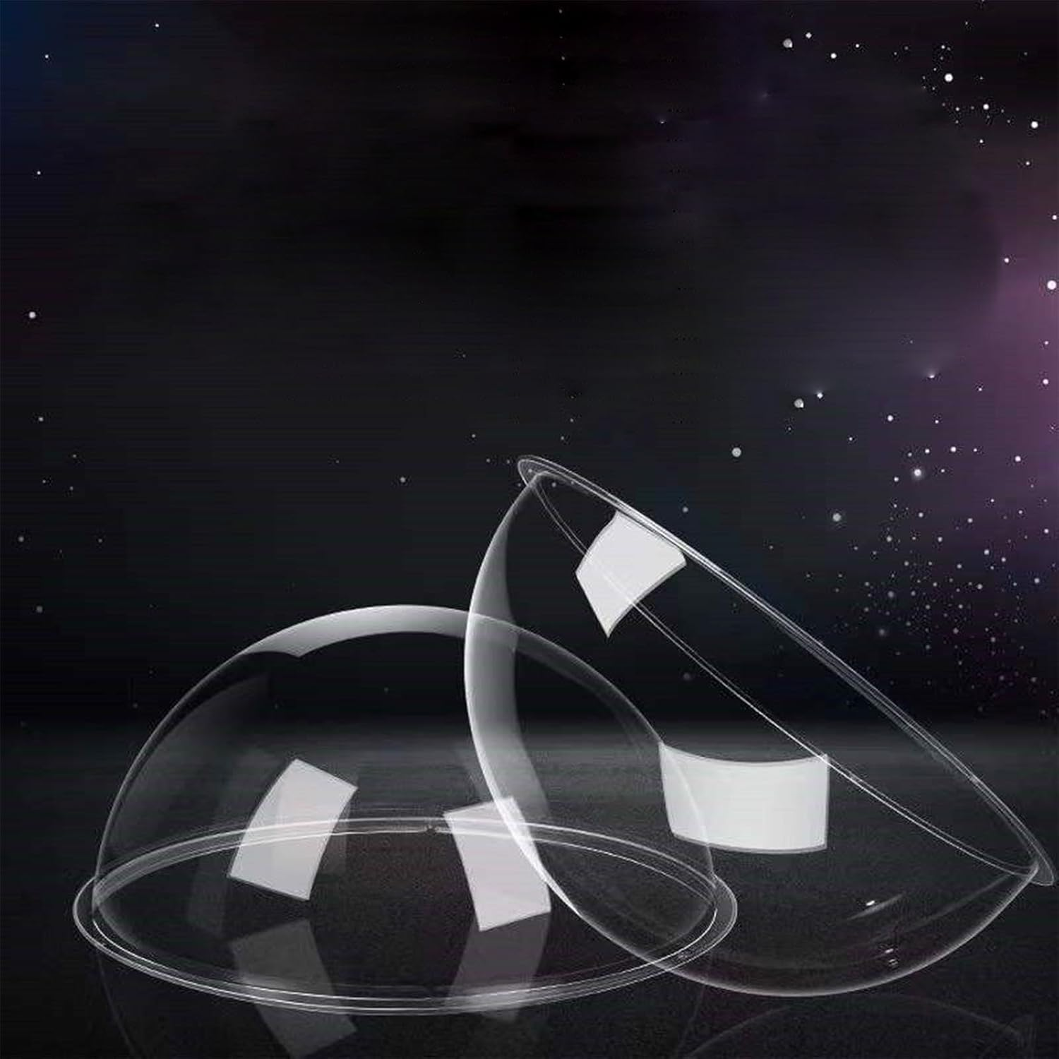 JISADER Space Clear Capsule Dome Cover Acrylic Bed, Transparent Replacement Furniture Nest for DIY Skylight Window Perch Cat Climbing Frame Hammock, 40Cm image number 5