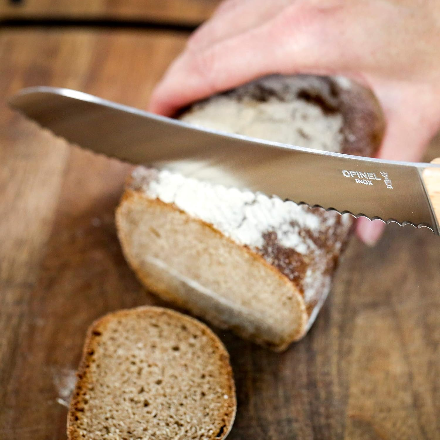 Opinel 116 Kitchen Bread Knife, 21 Cm Blade image number 3