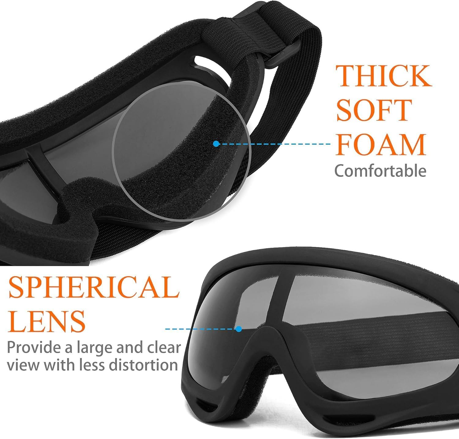 Ski Goggles Snowboard Goggles for Men Women & Youth, Snow Goggle image number 4