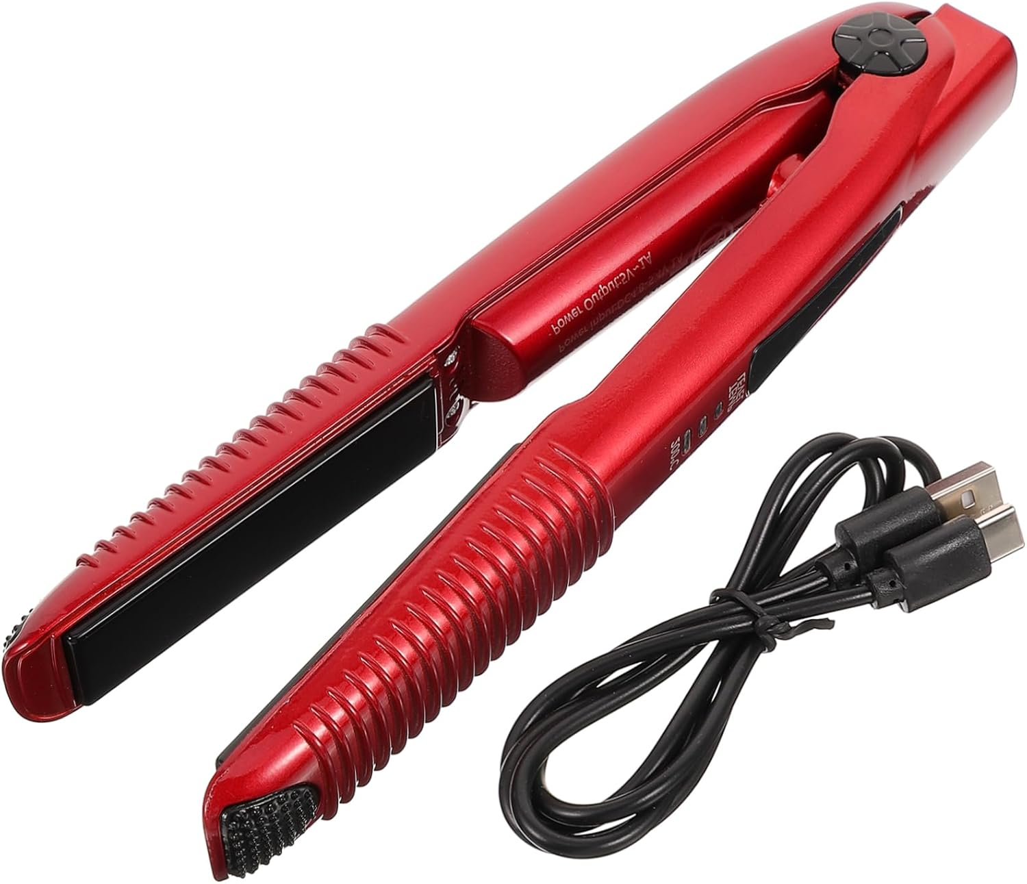 Baluue Cordless Hair Straightener Curler Rechargeable Travel Hair Straightener Temperature Modes for Women Men image number 2