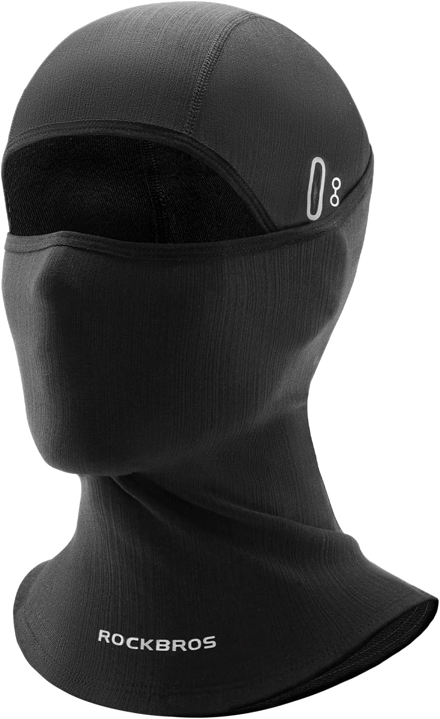 ROCKBROS Balaclava Face Mask, Thin Balaclava Face Mask Summer Cooling Neck Gaiter, UV Protector Breathable Helmet Liner Fits Glasses for Motorcycle Bicycle Black, Black image number 1