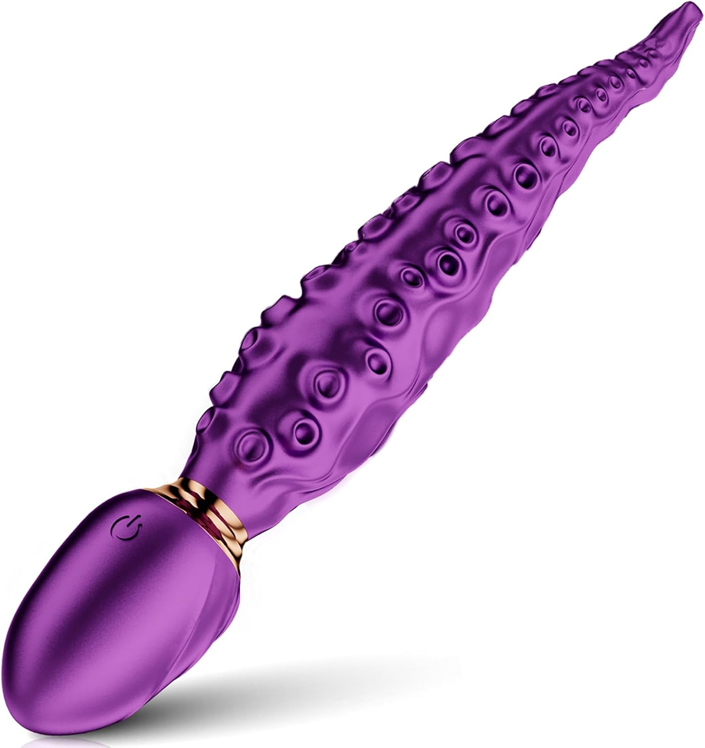 LONZYON Realistic Tentacle Vibrator Sex Toys Vibrating Monster Dildo Adult Toys with 10 Vibrating Modes for Anal Vagina Nipple Stimulation, Silicone Octopus Dildo Sex Toys for Women Couples Pleasure (Purple)