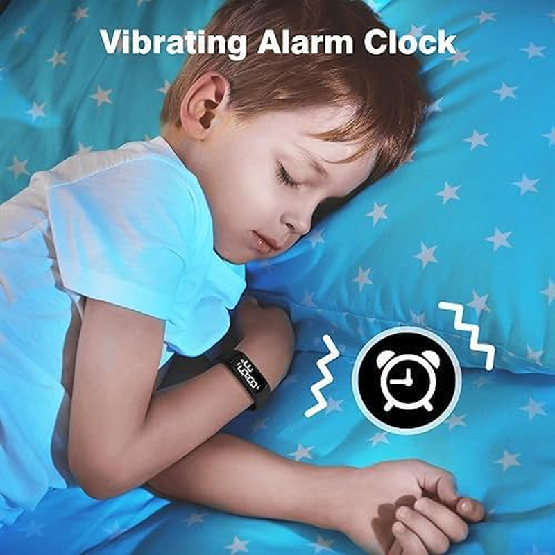 8 Alarm Silent Vibrating Alarm Watch Waterproof Medical Reminder Watch - with Timer and 8 Daily Alarms image number 4