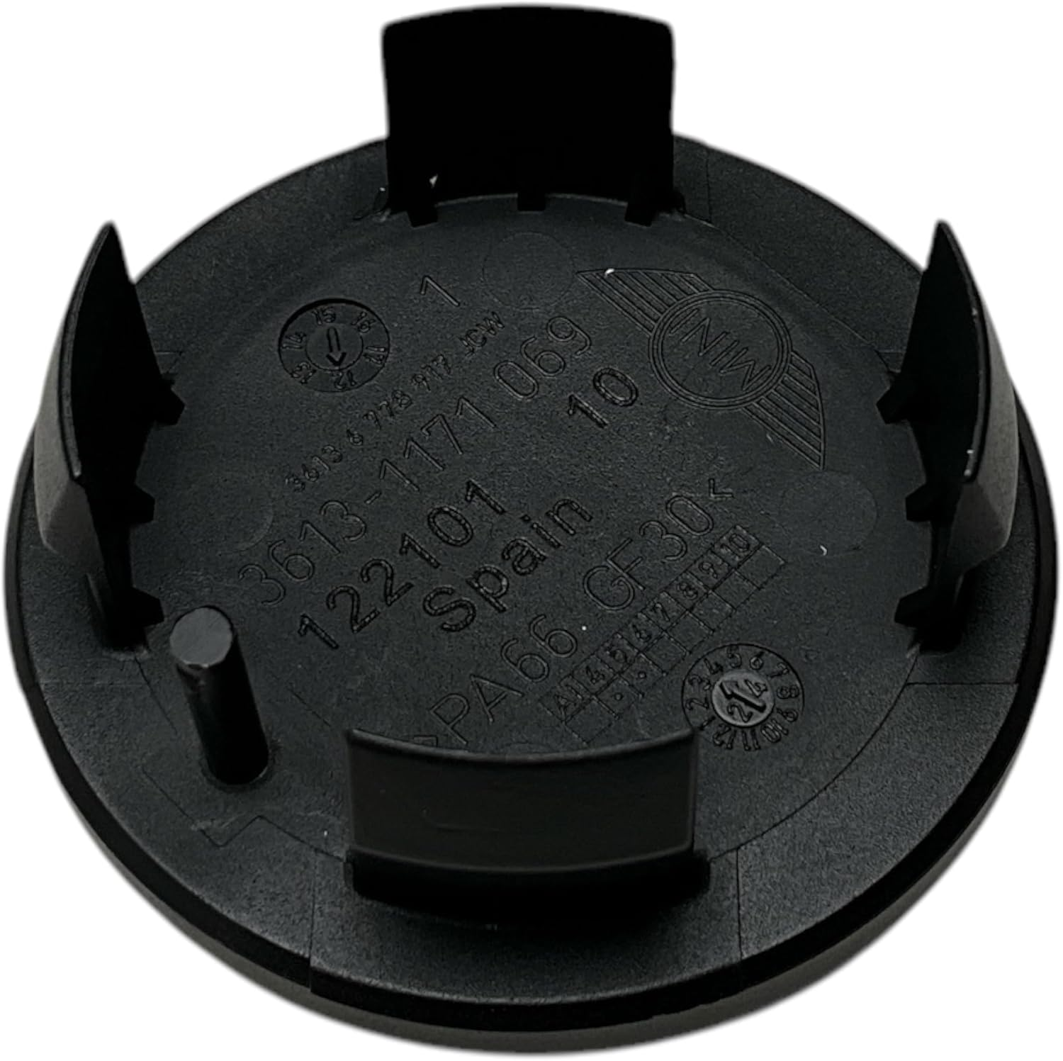 Mini Genuine 36131171069 50Mm Black Wheel Hub Cover with MINI Lettering image number 5