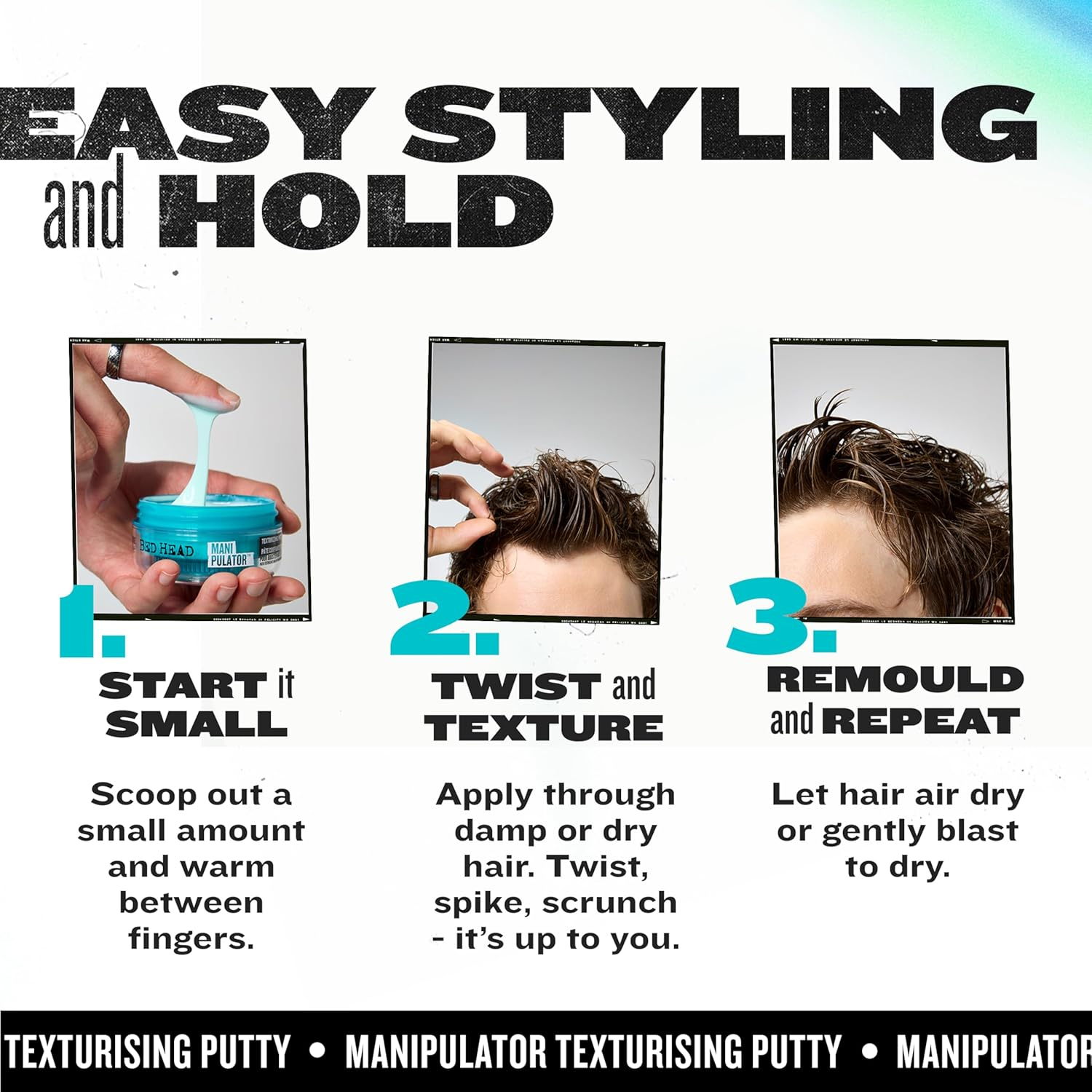 TIGI Bed Head by Manipulator Firm Grip Texture Paste Travel Size 30G